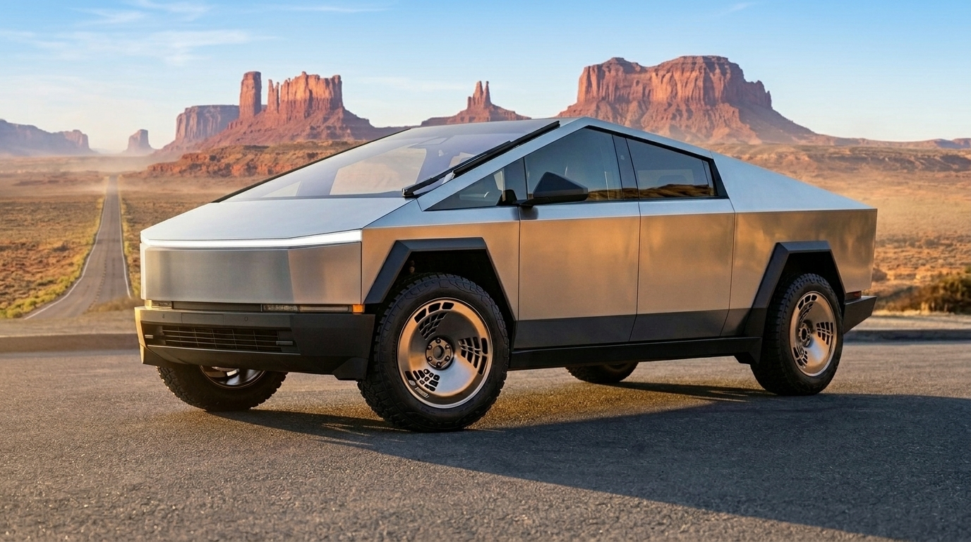 2024 Tesla Cybertruck — Slotted Monoblock Shield