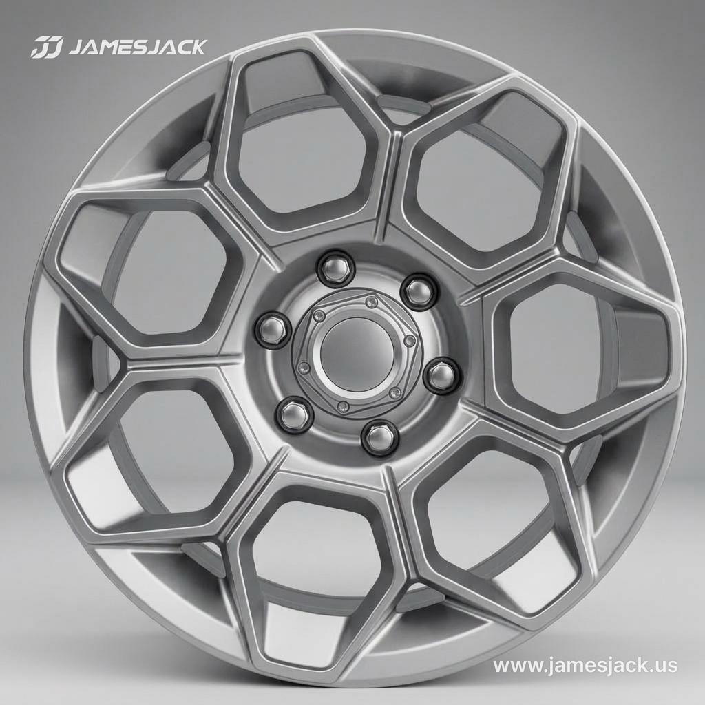 Tesla Cybertruck — HexaMesh Wheels detail 3