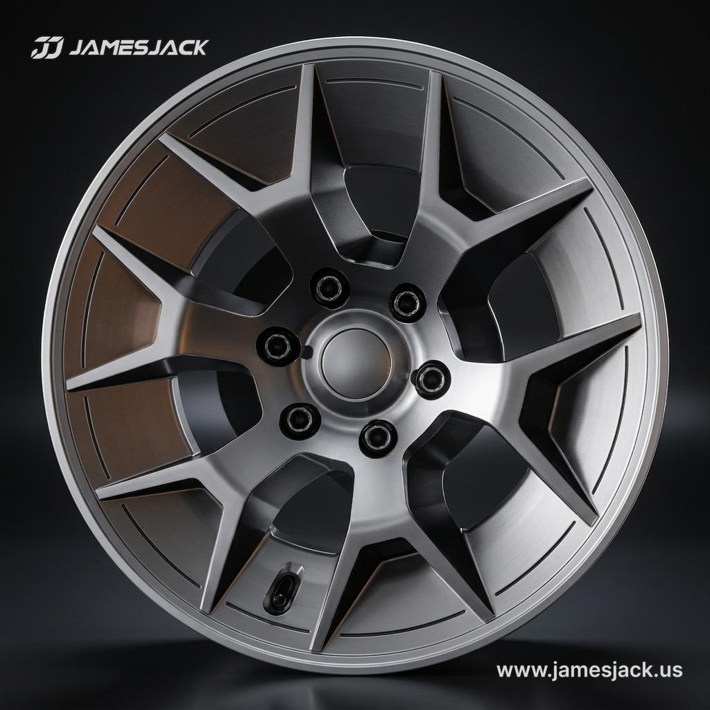 Tesla Cybertruck — Closed-Face Aero Spoke Wheels detail 2