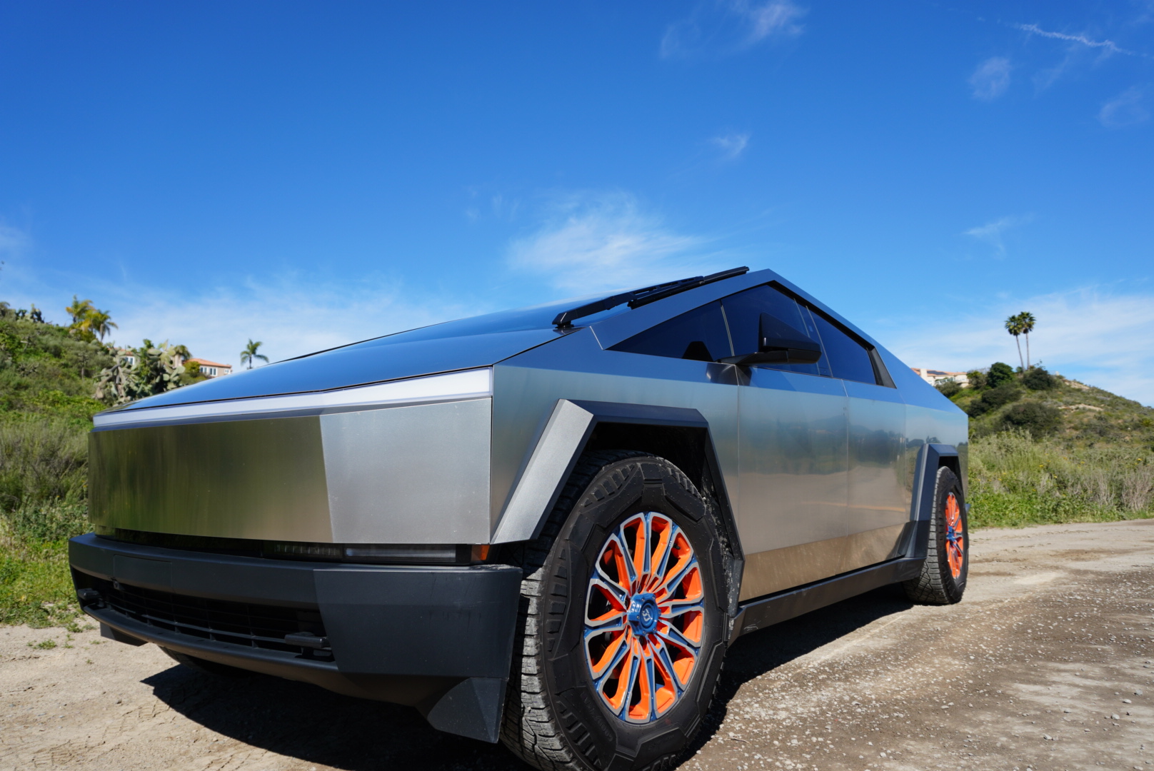 Tesla Cybertruck — California Orange