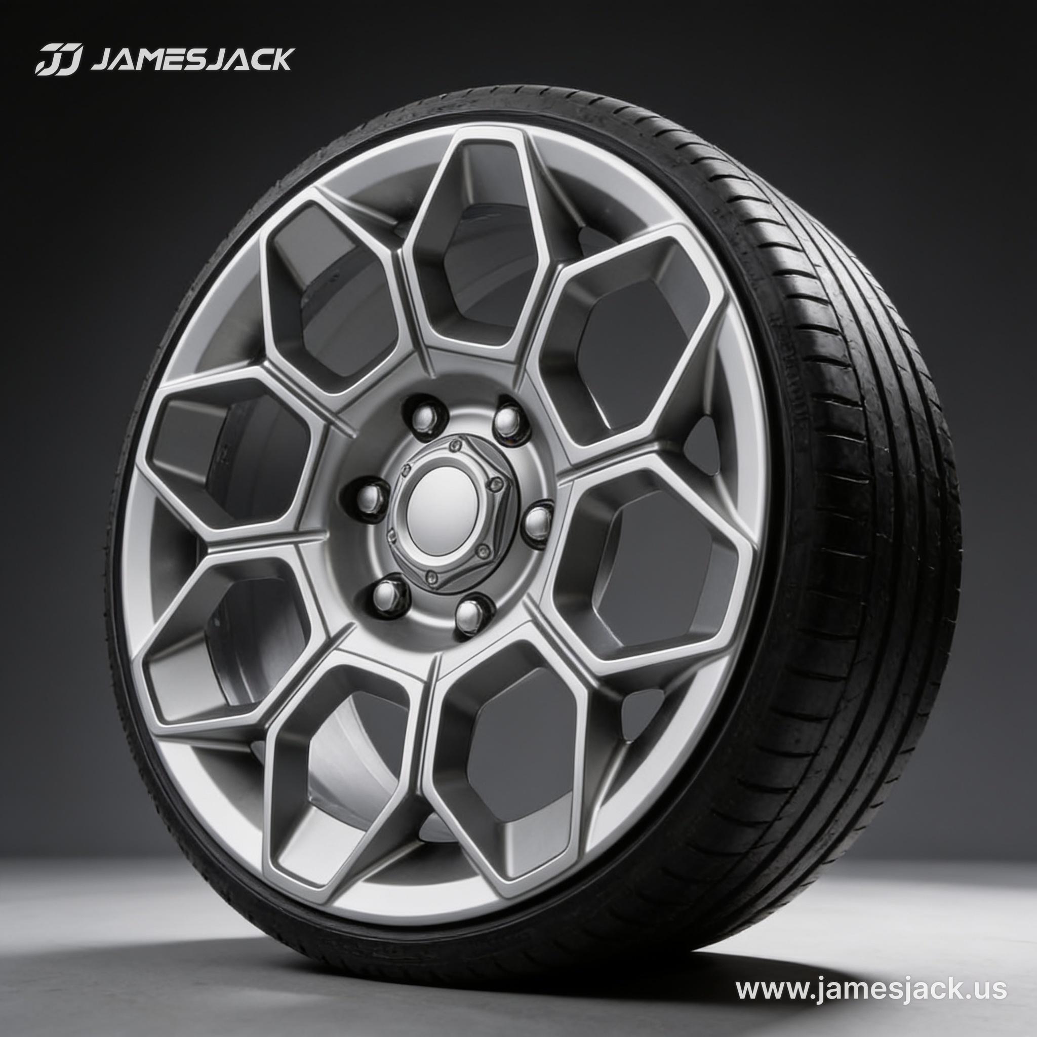 Tesla Cybertruck — HexaMesh Wheels detail 1
