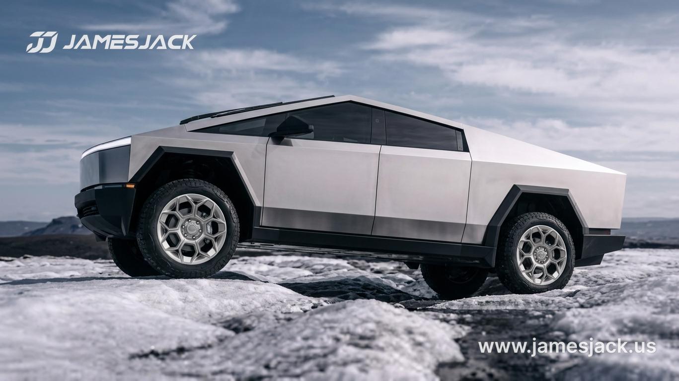 Tesla Cybertruck — HexaMesh Wheels