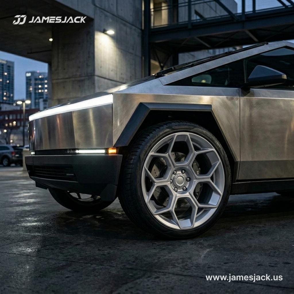 Tesla Cybertruck — HexaMesh Wheels detail 2