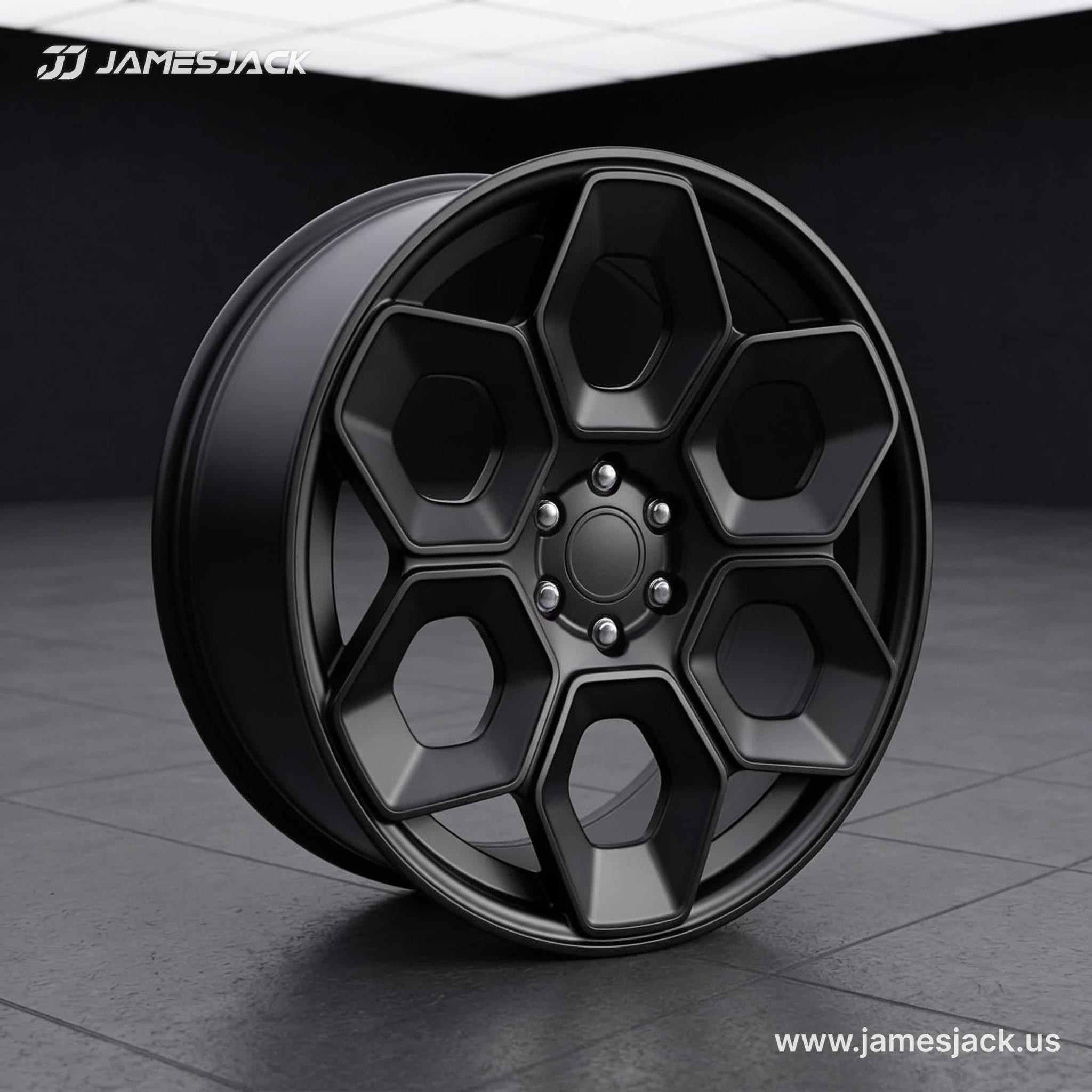 Tesla Cybertruck — HexaForge Wheels detail 1
