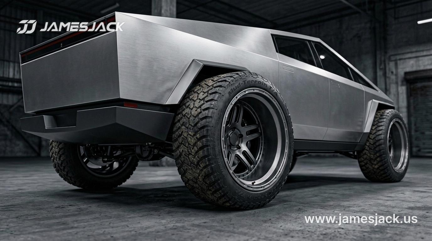 Tesla Cybertruck — Extreme Deep Dish Off-Road Wheels