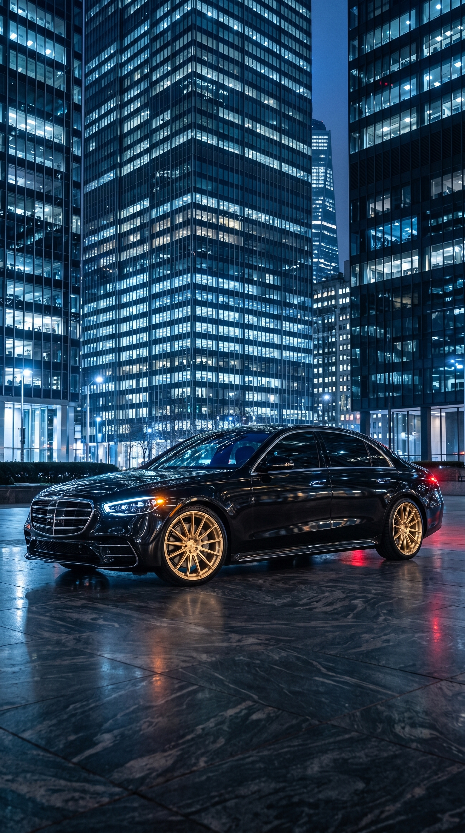 Brushed Champagne Mesh Luxury Wheel Concept